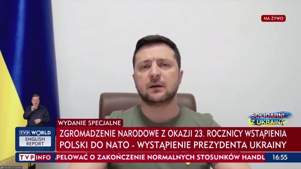 Retoryka Zełenskiego trafia do polskich parlamentarzystów w Sejmie